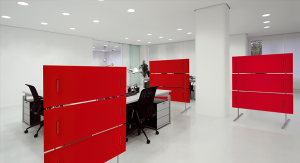 office divider panels by Snowsound