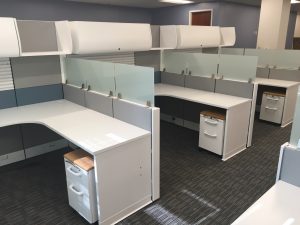An office cubicle